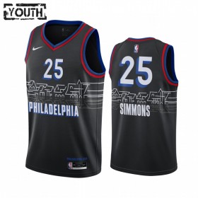 Canotte Bambino Philadelphia 76ers Ben Simmons 25 2020-21 City Edition Swingman